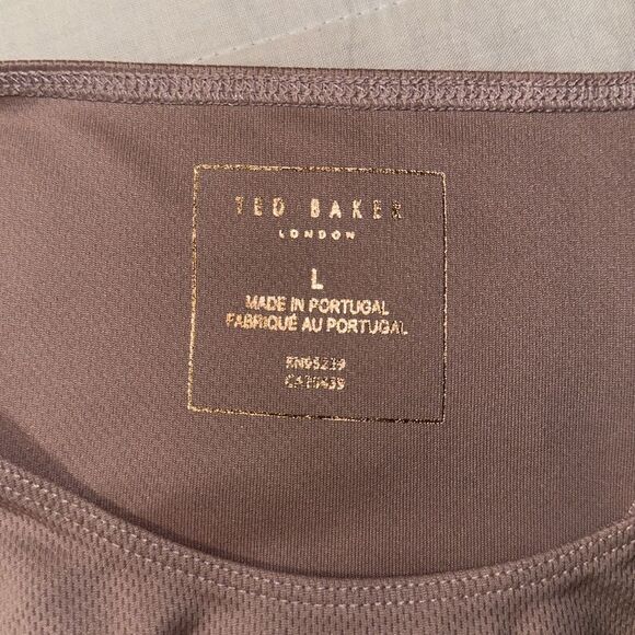 Ted Baker L Mauve Pink Racerback Sleeveless Gym Tank Top - Picture 10 of 12